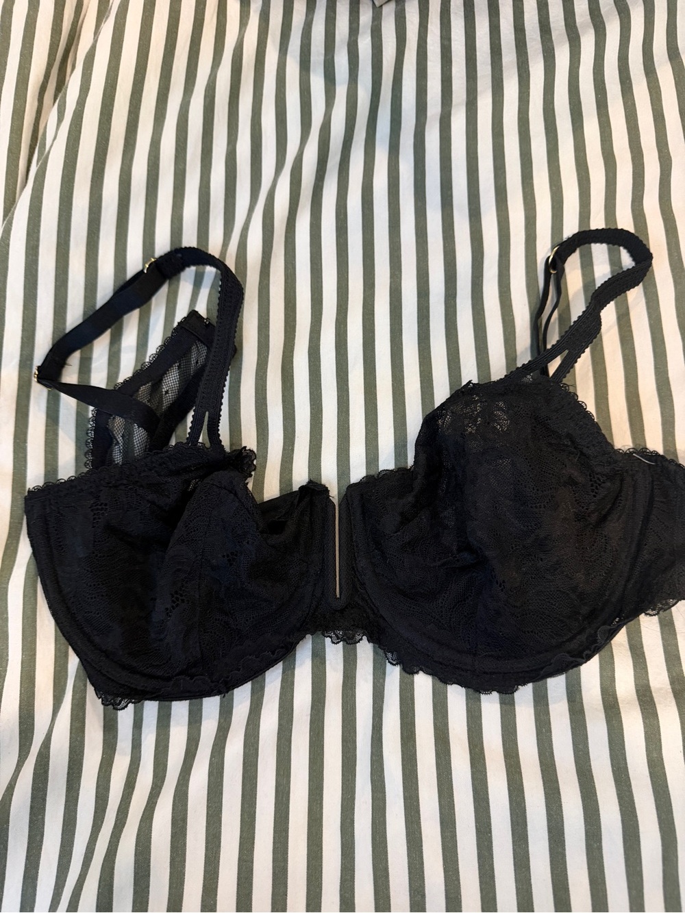Auden Black Lace Underwire Bra